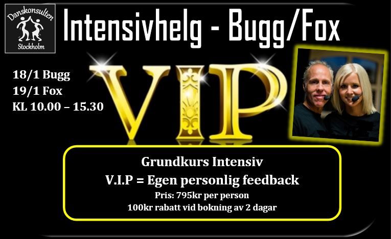 V.I.P Intensivhelg med Bugg & Fox Grundkurs med Danskonsulten \/ 18-19 januari \/ Epic Studios