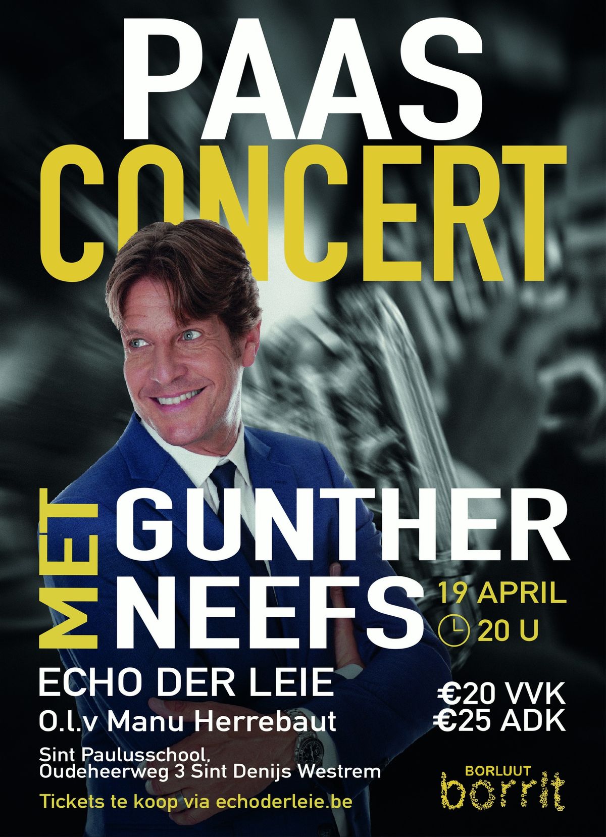 Paasconcert met gastoptreden van G\u00fcnther Neefs