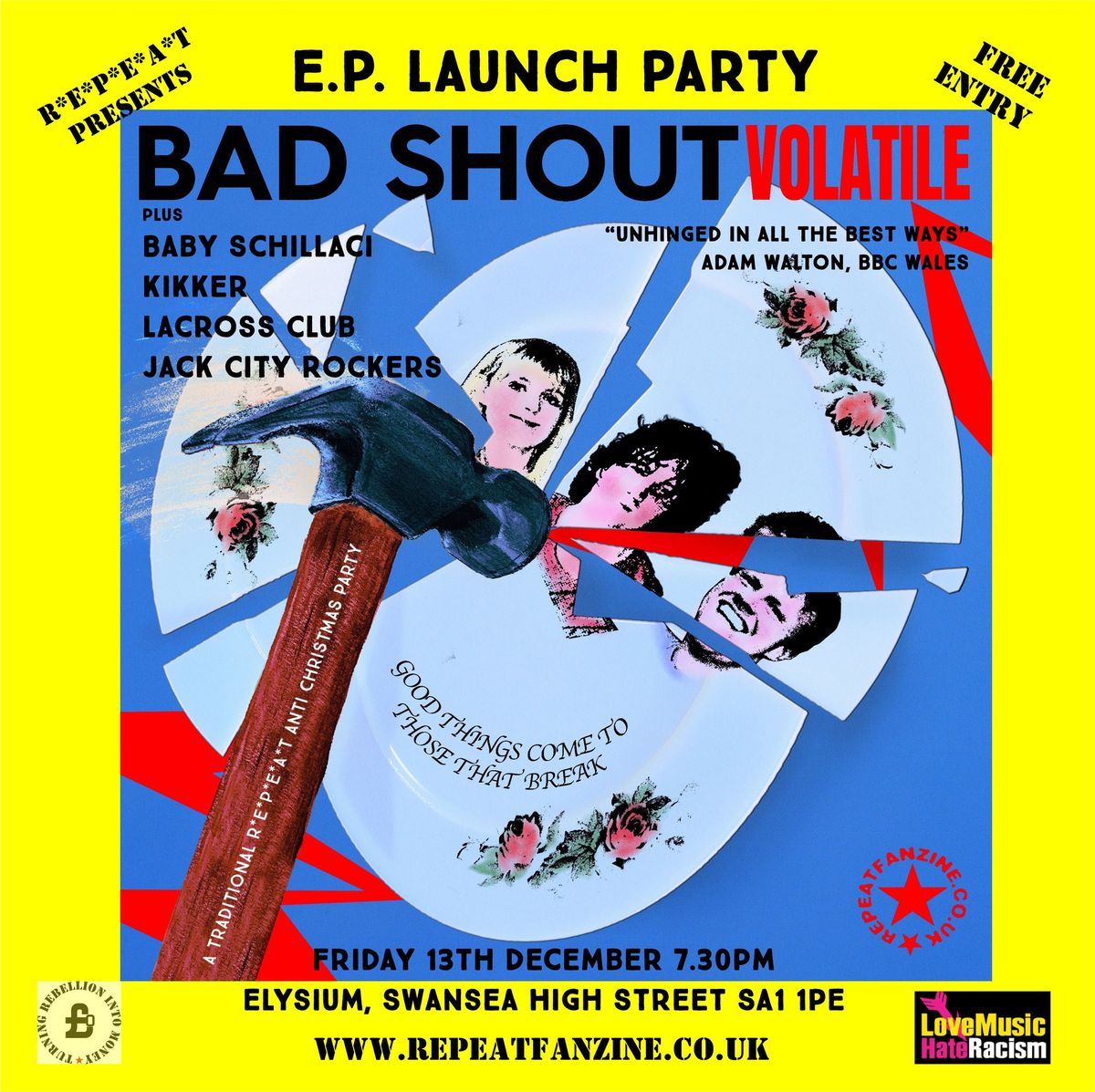 Bad Shout ep launch