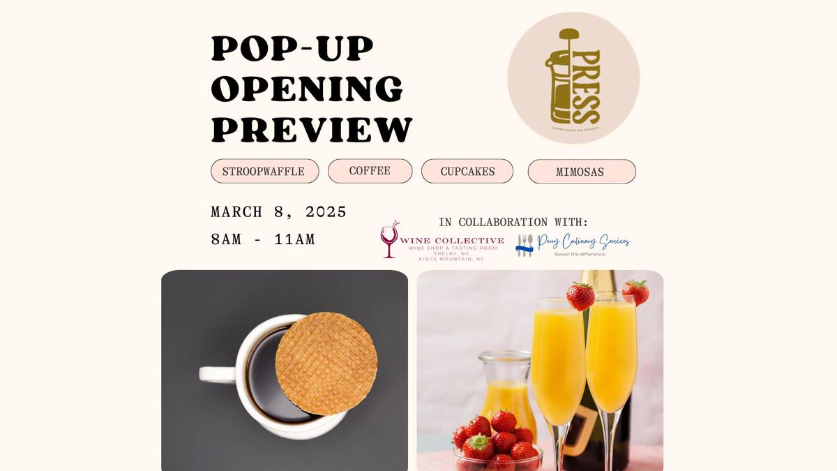 Pop-Up Opening Preview