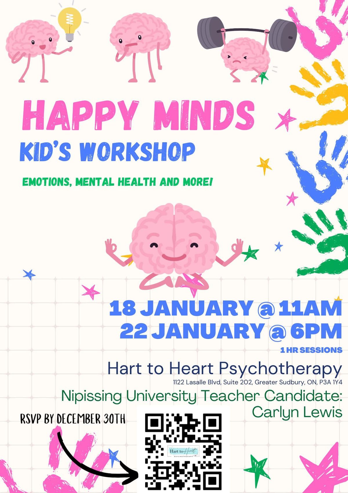 Happy Minds Kids\u2019 Workshop