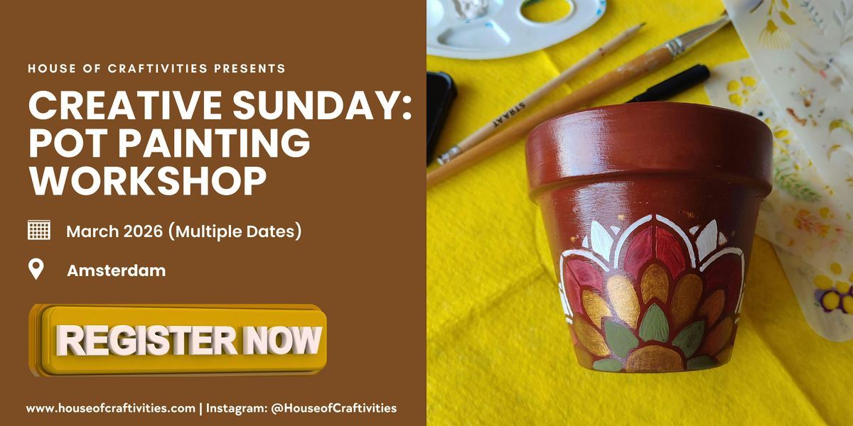 Creative Sunday: Pot Painting Workshop