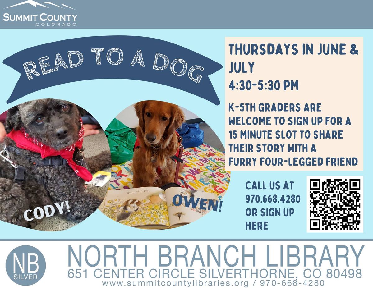 Read to a Dog @ North Branch
