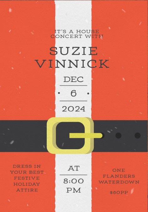 Suzie Vinnick House Concert\ud83c\udfb5 Waterdown