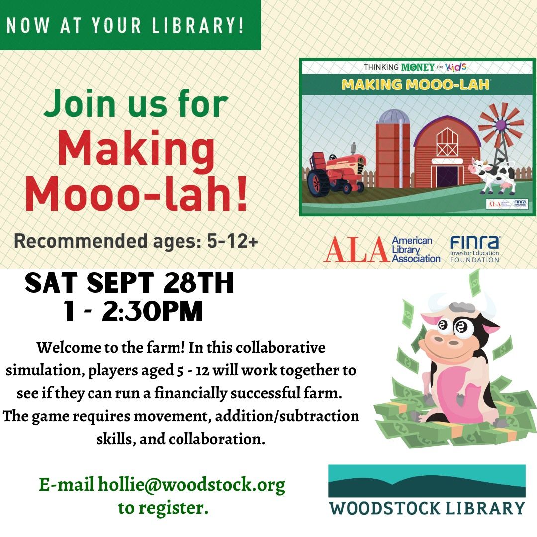 Making Mooo-lah!: Thinking Money for Kids