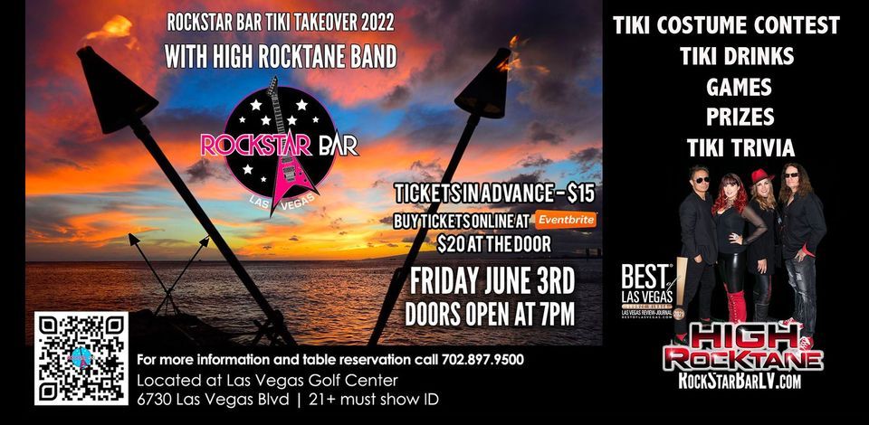 ROCKSTAR BAR TIKI TAKEOVER WITH HIGH ROCKTANE BAND AT ROCKSTAR BAR, LAS VEGAS