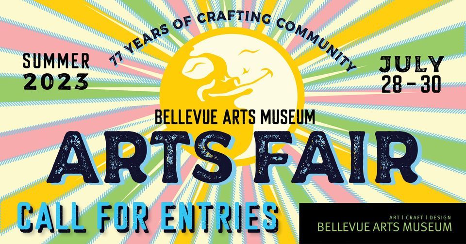 BAM Arts Fair 2023, Bellevue Arts Museum, 28 July to 30 July
