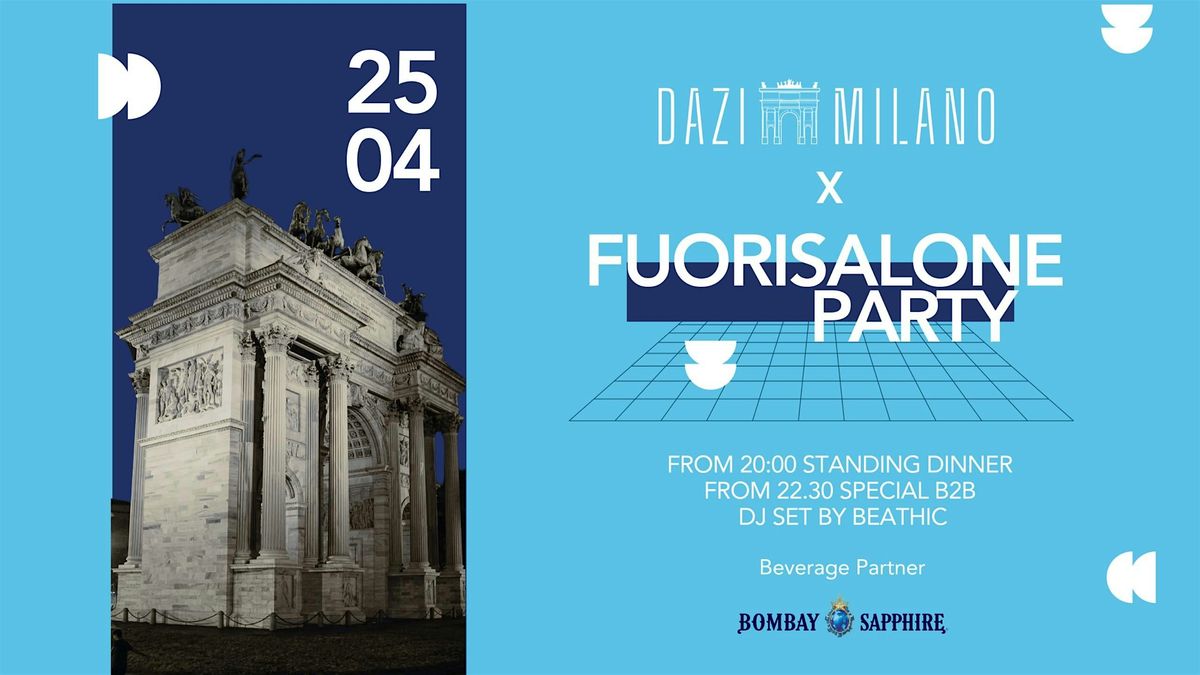 MILAN DESIGN WEEK 2026 - GIN BOMBAY OFFICIAL PARTY @ DAZI MILANO