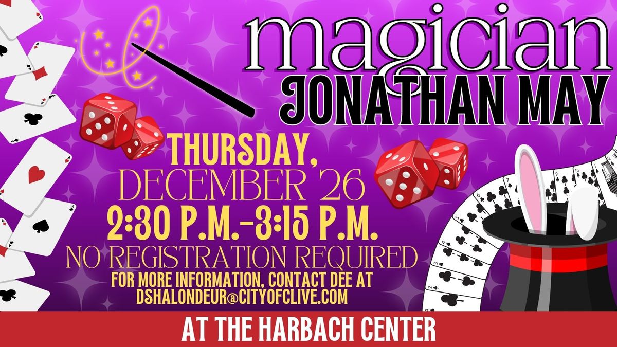 Magician Jonathan May