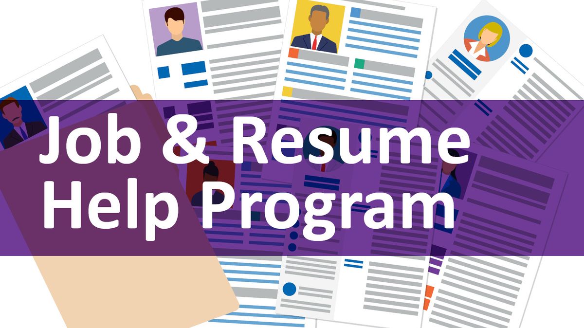 Job & Resume Help Program at Brig. Gen. Charles E. McGee Library