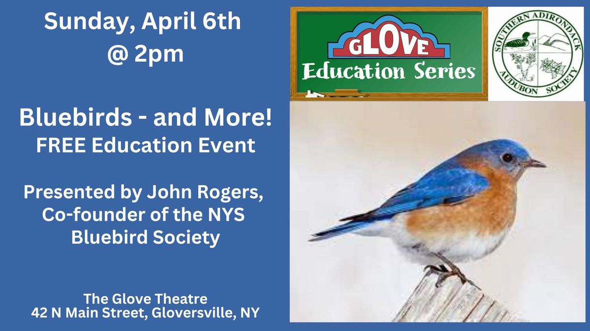 The Glove Education Series Presents: Bluebirds - and More!