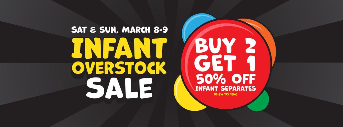 Infant Overstock Sale