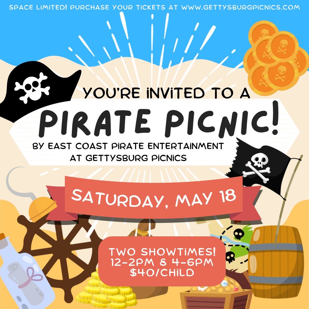 Pirate Picnic with East Coast Pirate Entertainment! \ud83c\udff4\u200d\u2620\ufe0f 