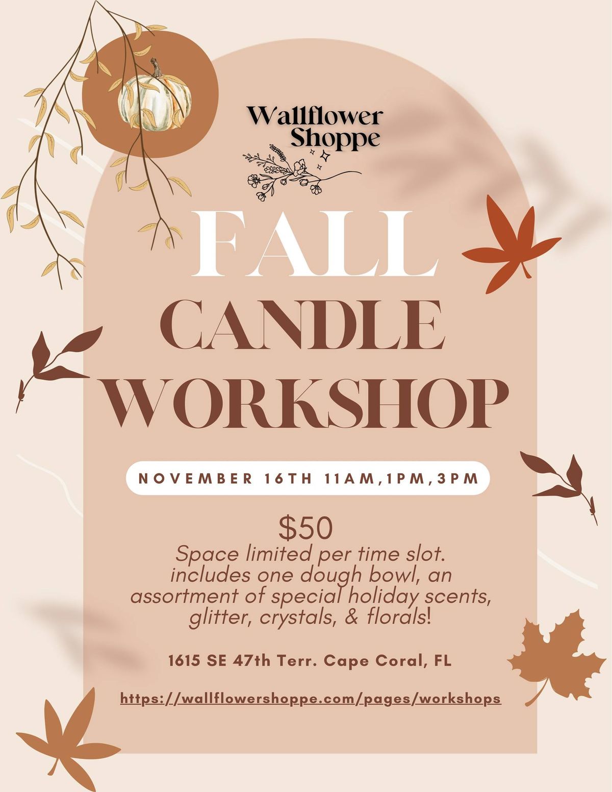 Fall Candle Workshop