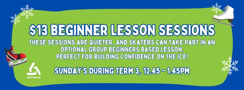 $13 Beginner Lesson Sessions