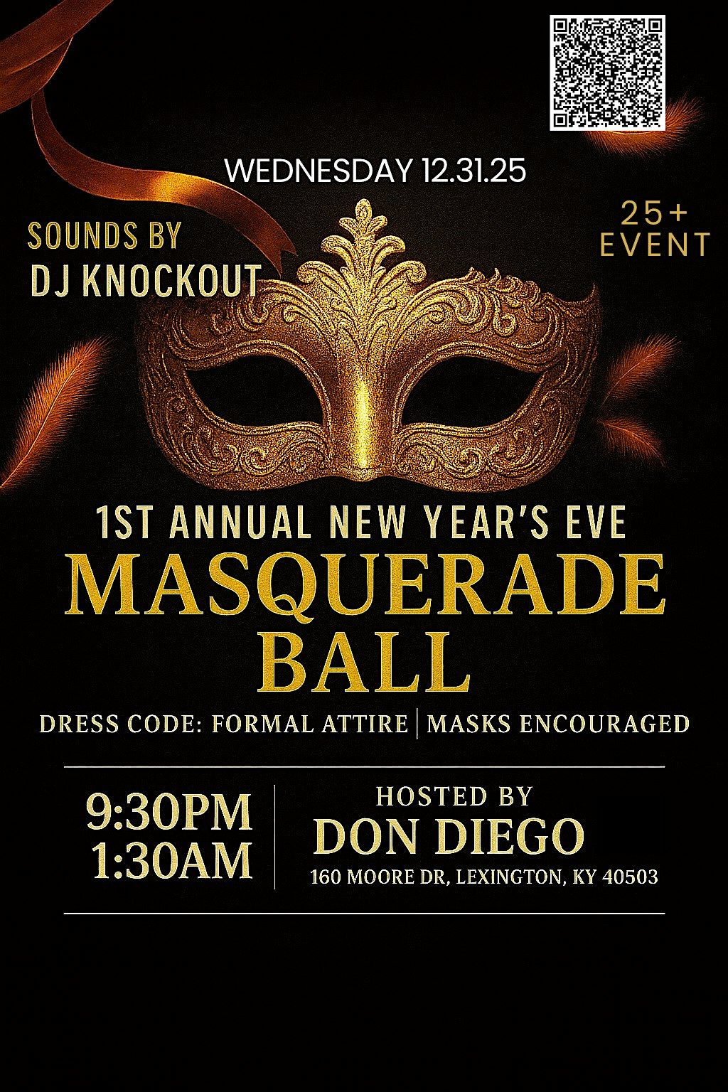 NYE MASQUERADE BALL