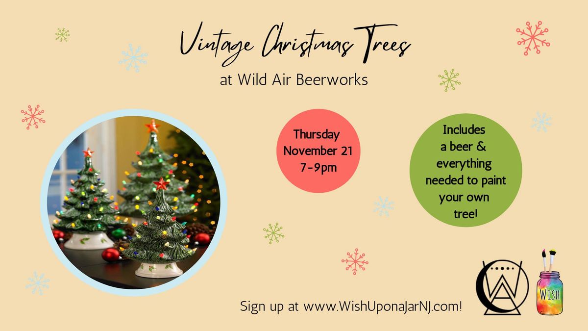 Christmas Tree Painting at Wild Air Beerworks