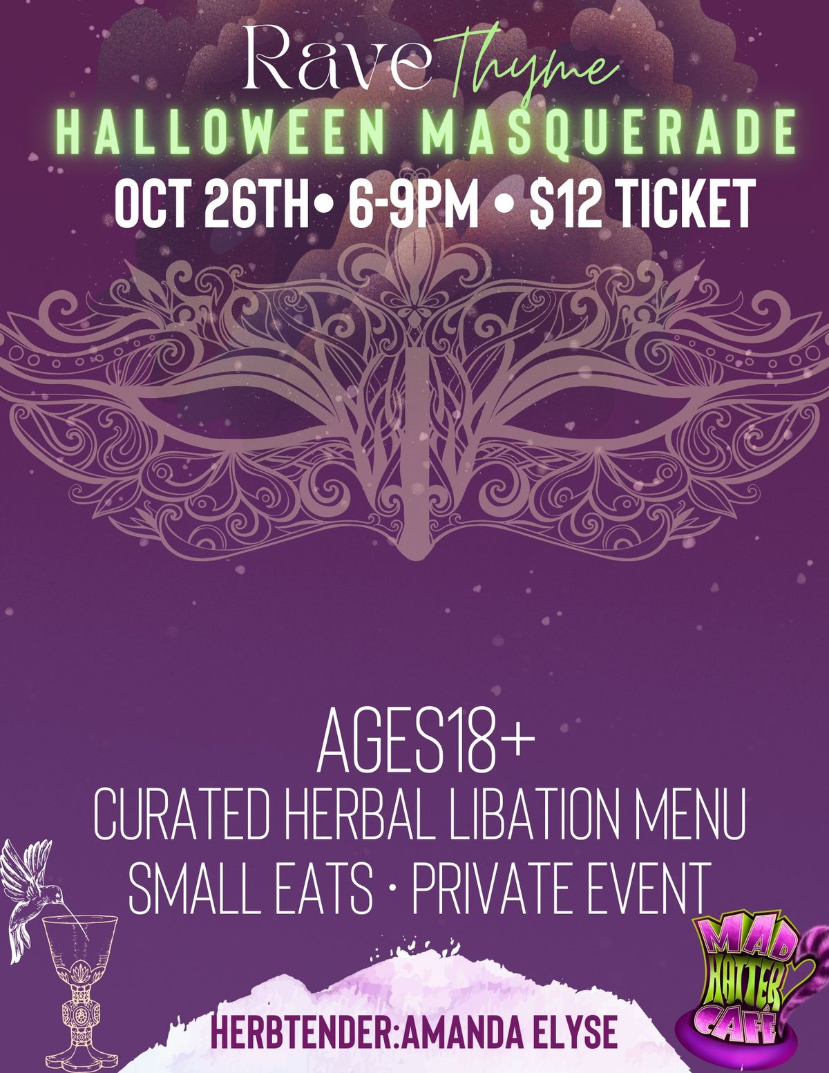 Rave Thyme Halloween Masquerade 