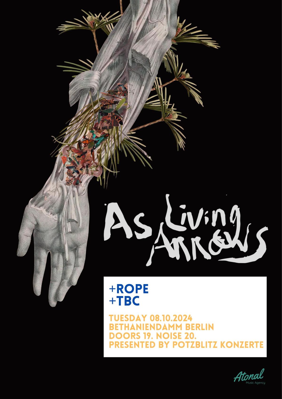 As Living Arrows + Rope + Deshielo at Bethaniendamm Berlin on 08.10.2024