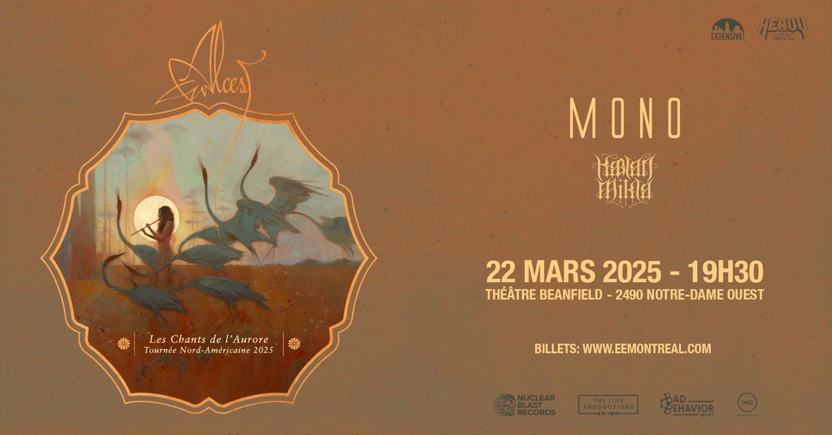 Alcest + Mono + K\u00e6lan Mikla | Montr\u00e9al