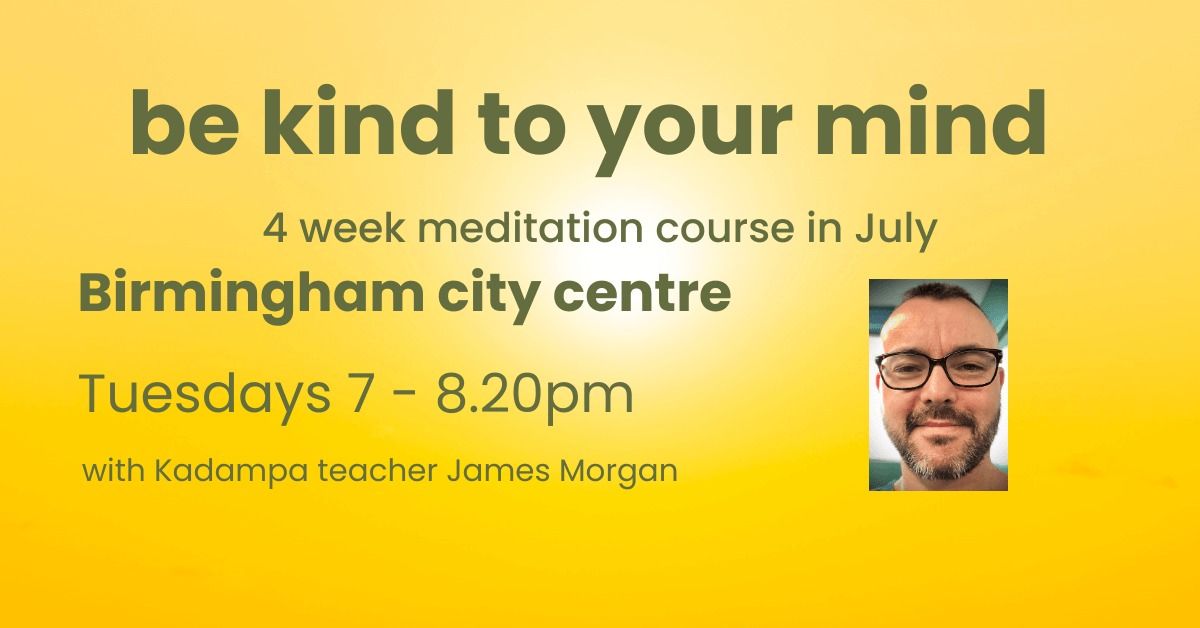 Tuesday Evening City Centre Meditation Class - July