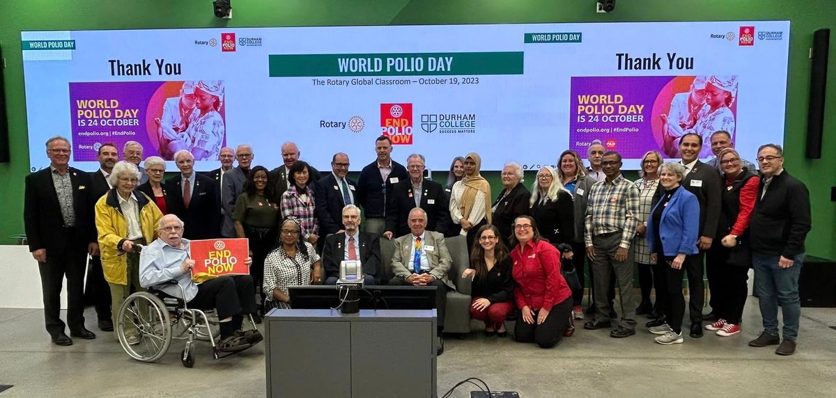 World Polio Day 2024 LIVE from The Rotary Global Classroom at Durham College in Oshawa, Ontario