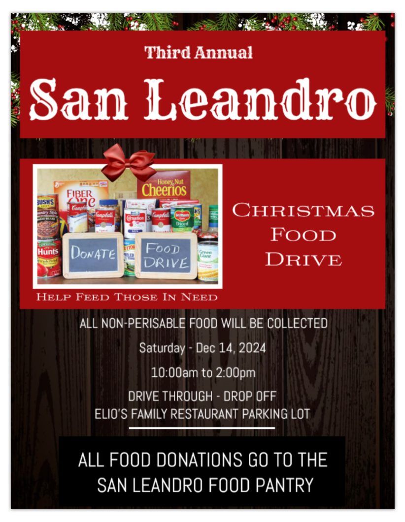 Third Annual - San Leandro Food Drive