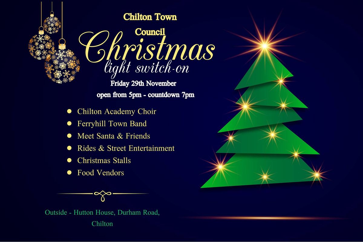 Chilton Christmas Lights Switch On