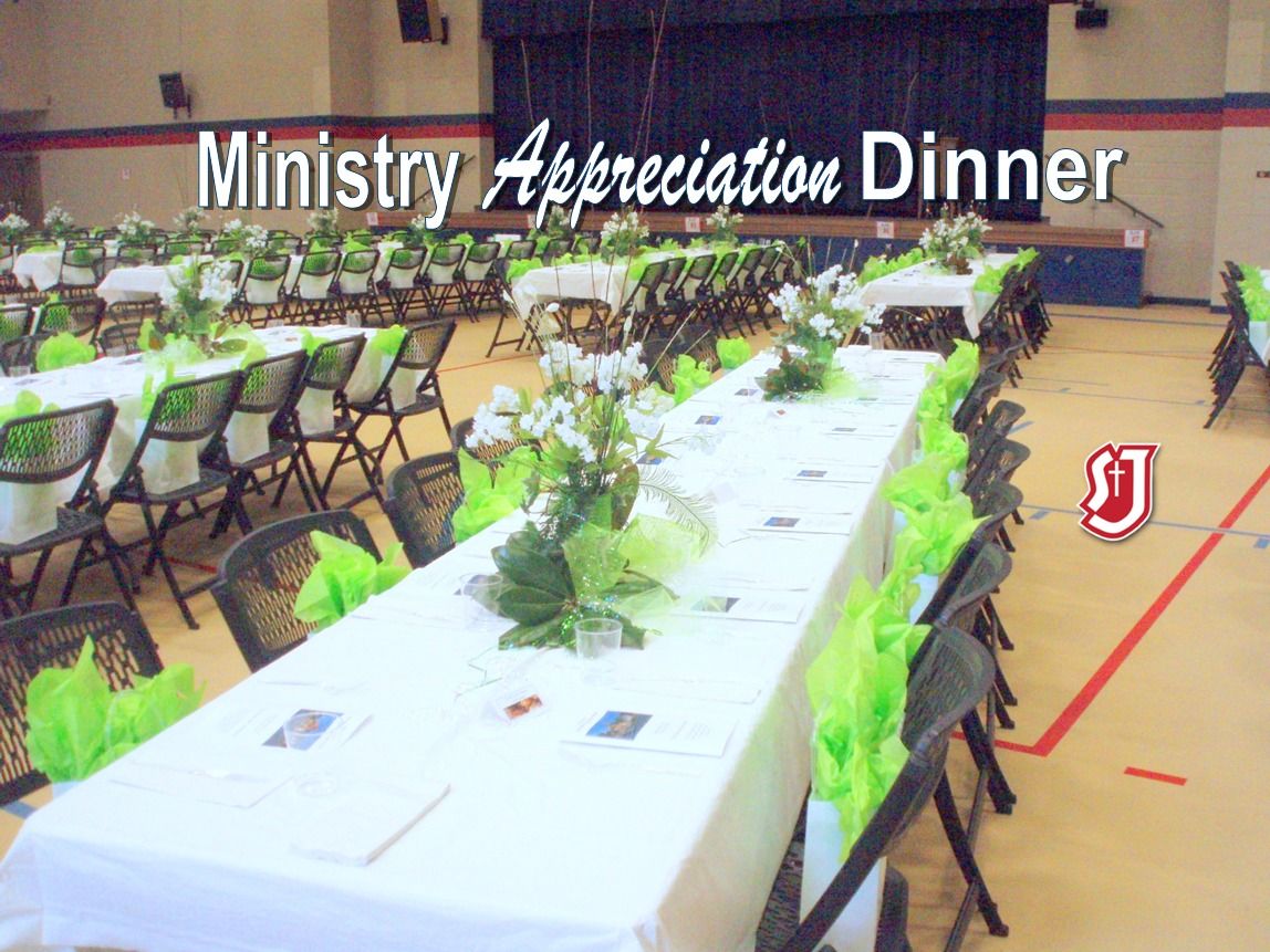 Ministry Appreciation Dinner