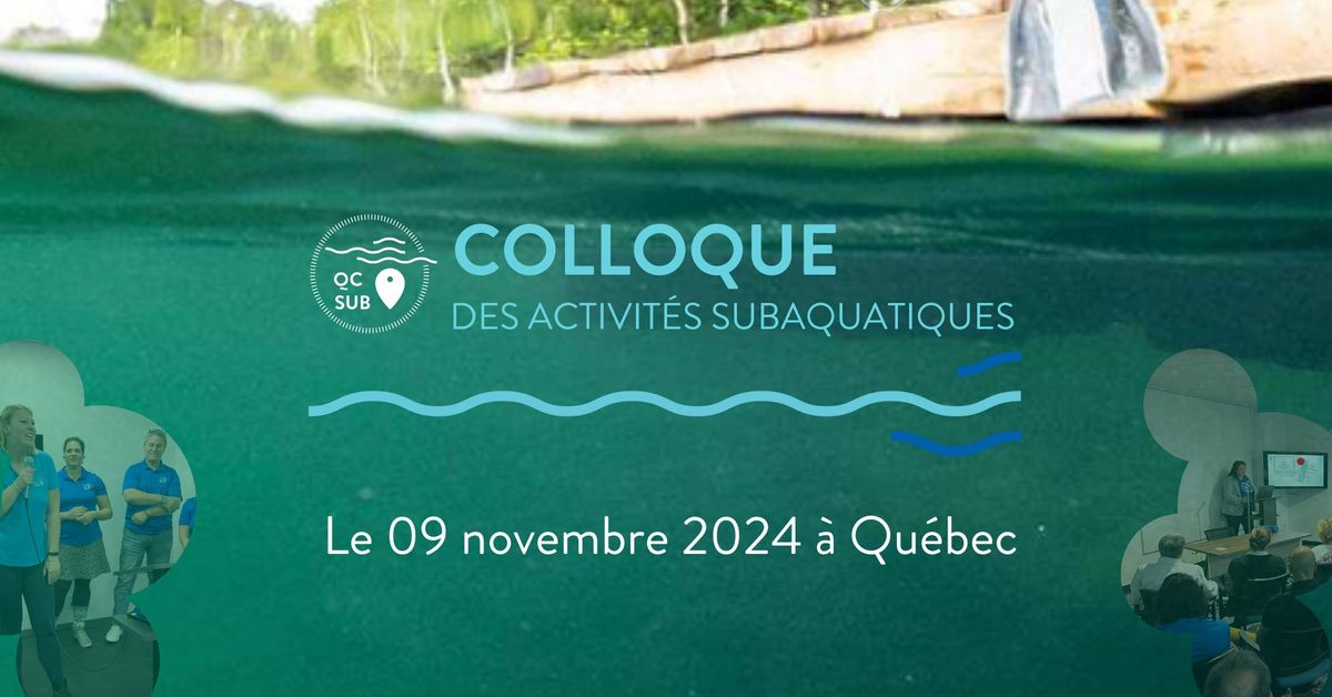 Colloque des activit\u00e9s subaquatiques 2024