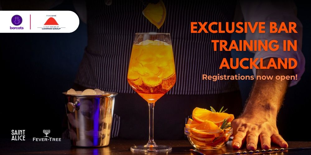 FREE - Exclusive Bar Training in AUCKLAND