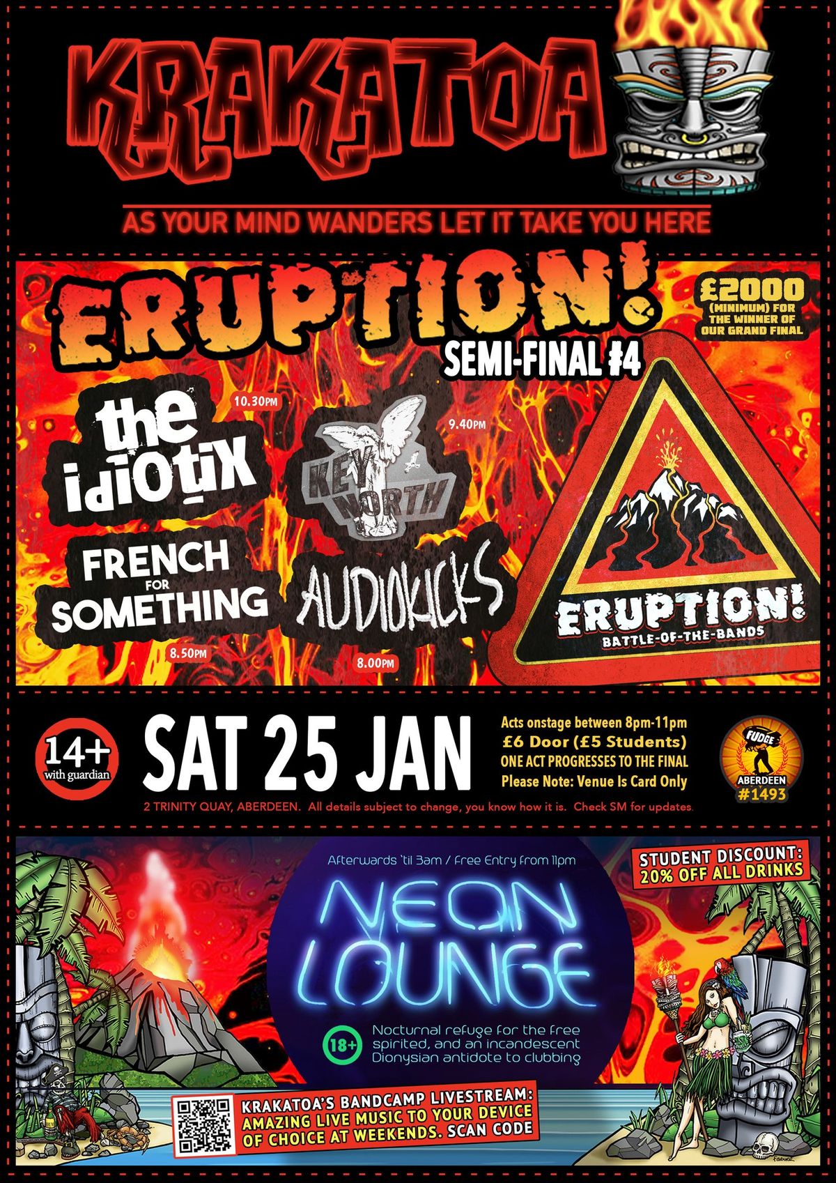 Semi-Final #4:  ERUPTION 2024\/25 - \u00a32K Battle-of-the-Bands