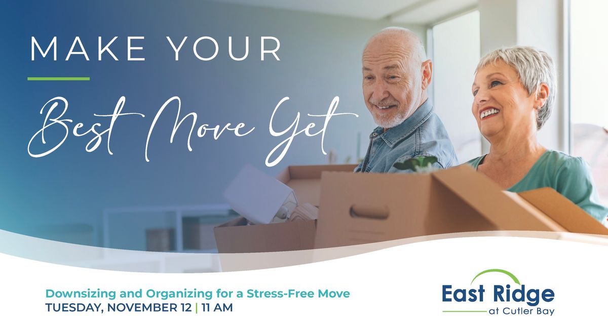 Downsizing and Organizing for a Stress-Free Move