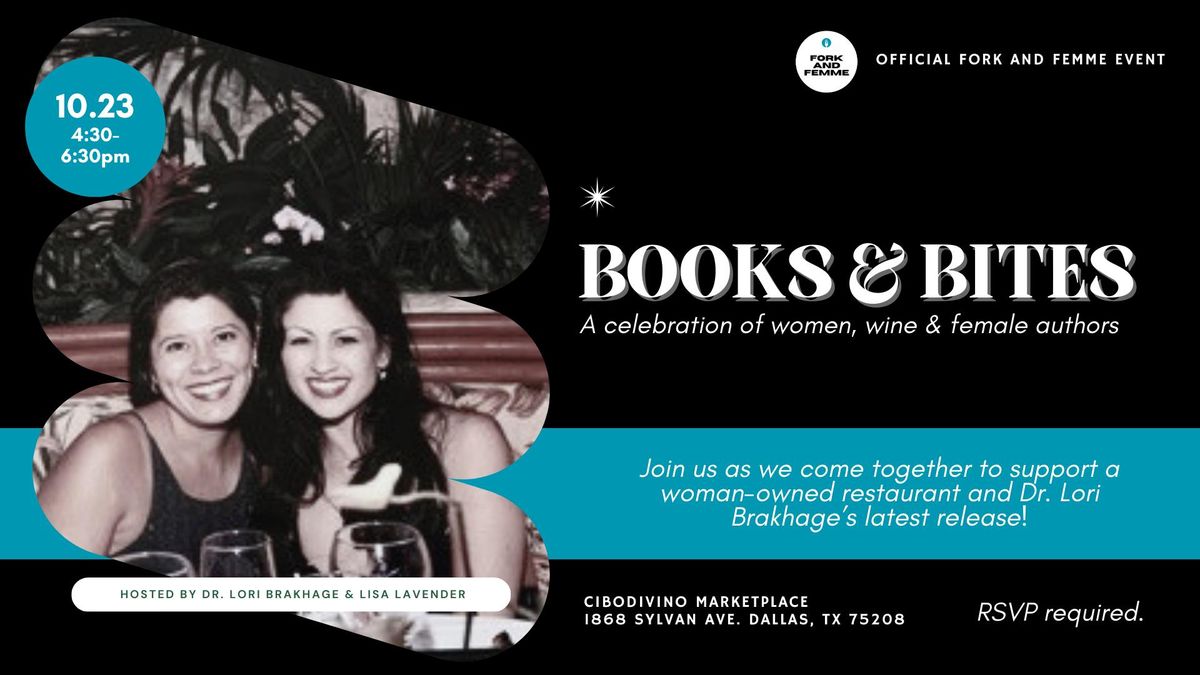 BOOKS & BITES: A Celebration of Women, Wine & Female Authors