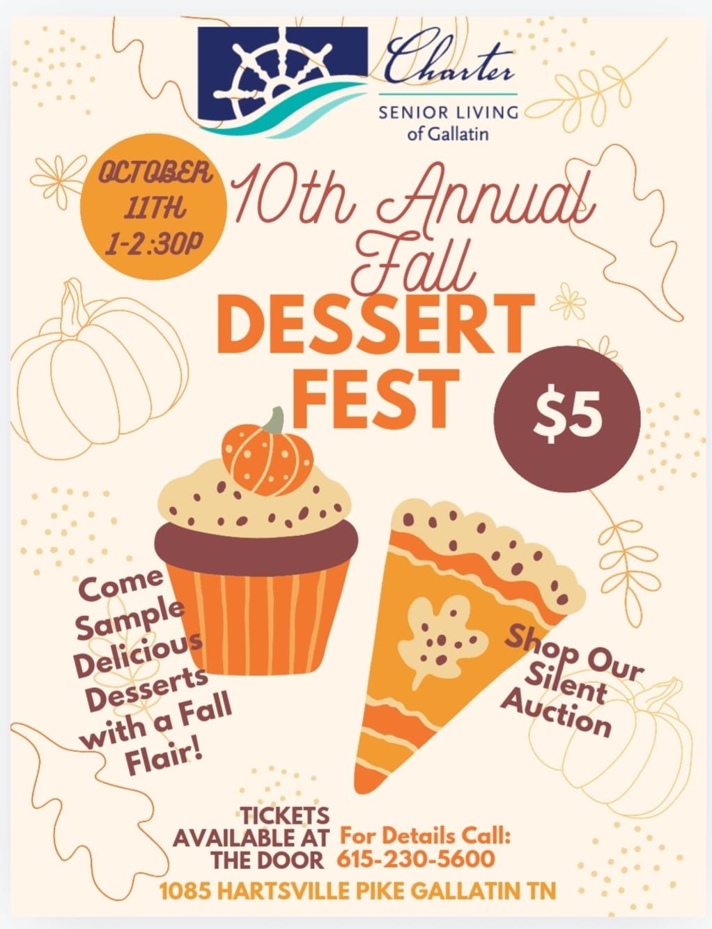 10th Annual Fall Dessert Fest