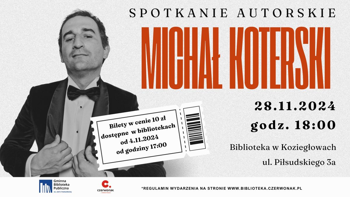 Spotkanie autorskie z Micha\u0142em Koterskim