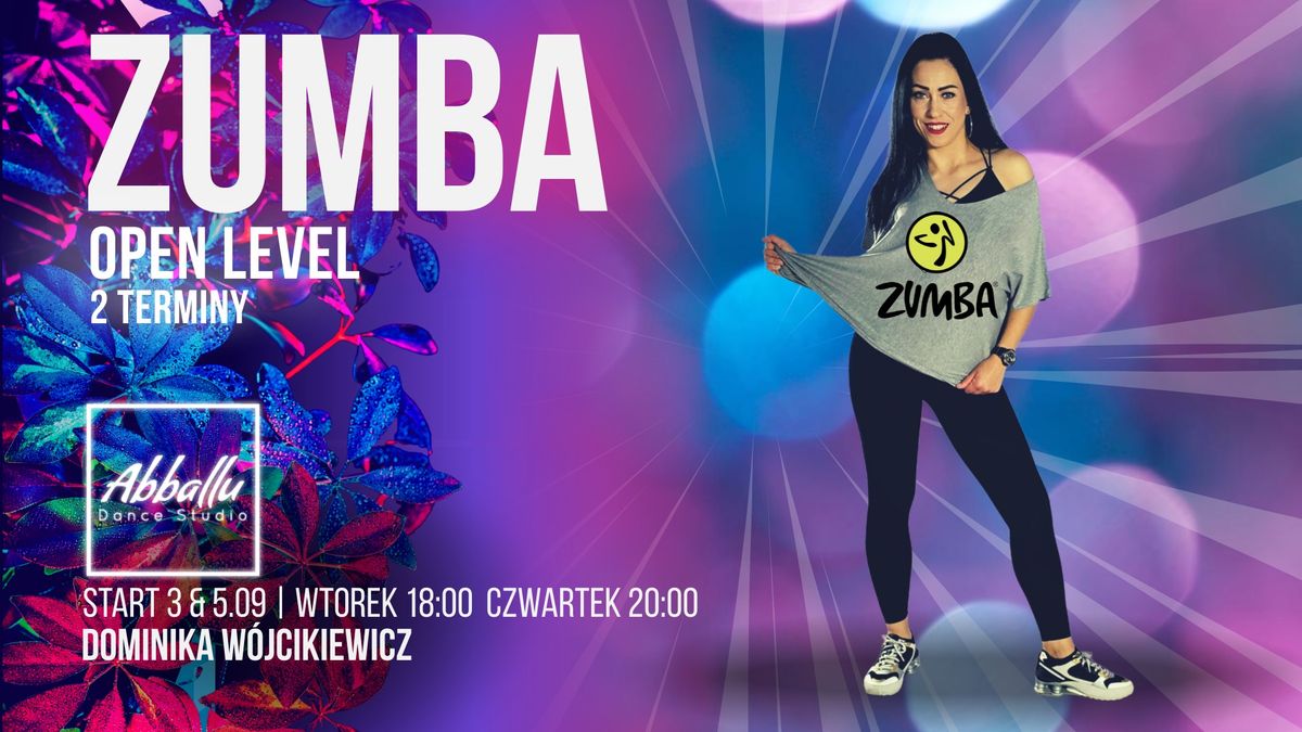 ZUMBA | Wtorek 18:00 & Czwartek 20:00 | Open Level | Dominika W\u00f3jcikiewicz