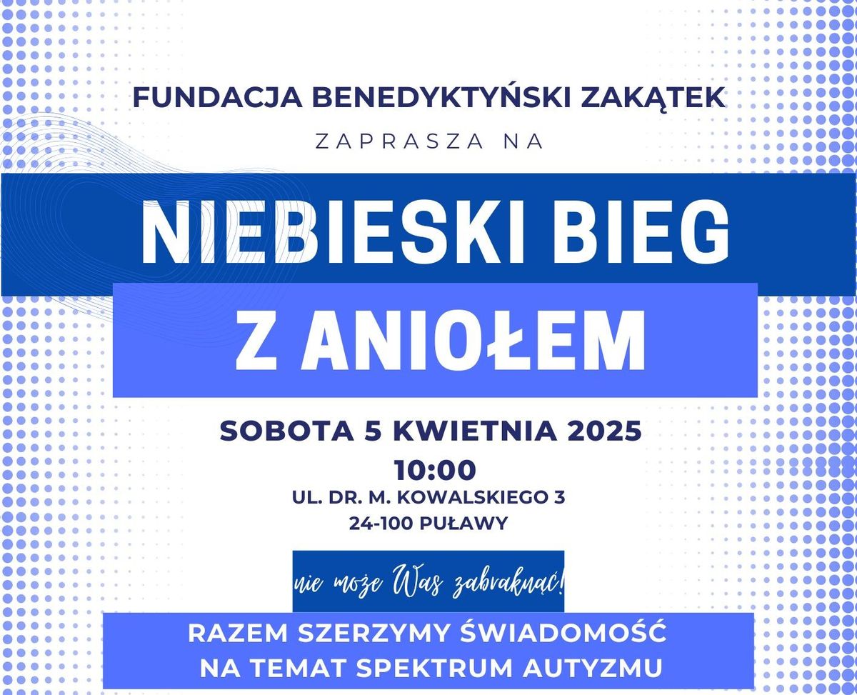 Niebieski Bieg z Aniolem