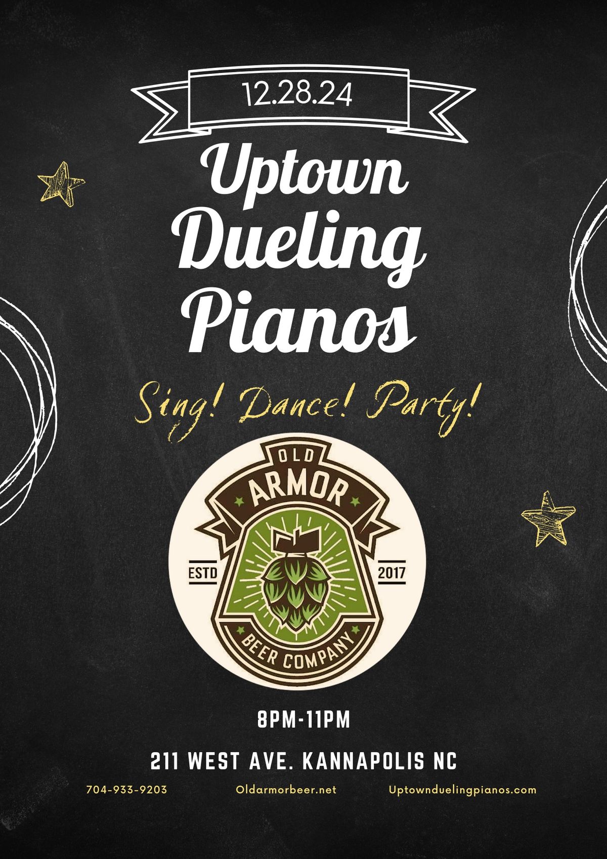 Uptown Dueling Pianos LIVE at Old Armor