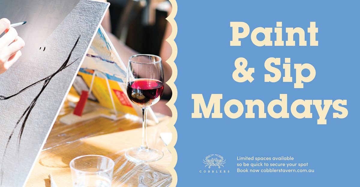 Paint & Sip Mondays at Cobblers Tavern