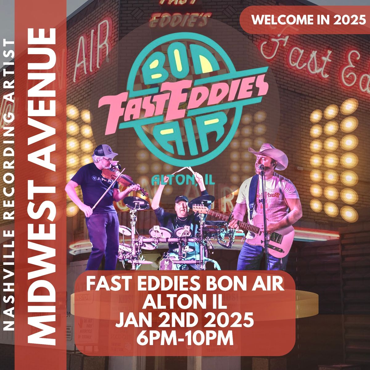 Midwest Avenue at Fast Eddies Bon Air \/ 2025 Kick Off Bash!