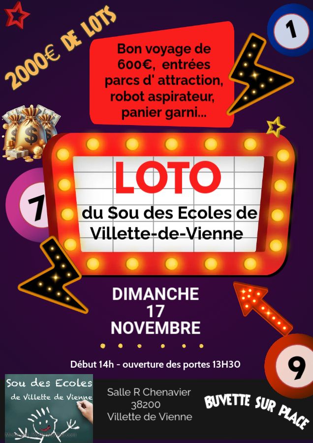 Grand LOTO de Villette de Vienne