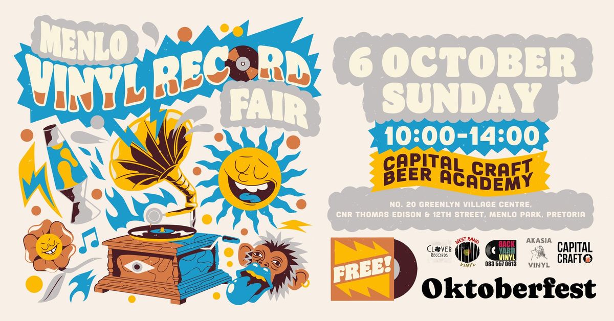 Menlo Vinyl Record Fair - Oktoberfest - Capital Craft