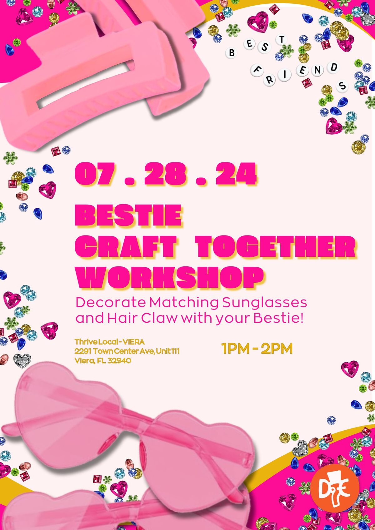 VIERA: \u201cBesties Craft Together Workshop\u201d 7\/28 @ 1 pm