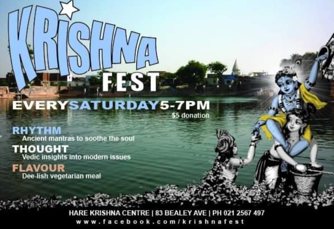 Krishnafest - kirtan, devotional wisdom, vegan dinner!