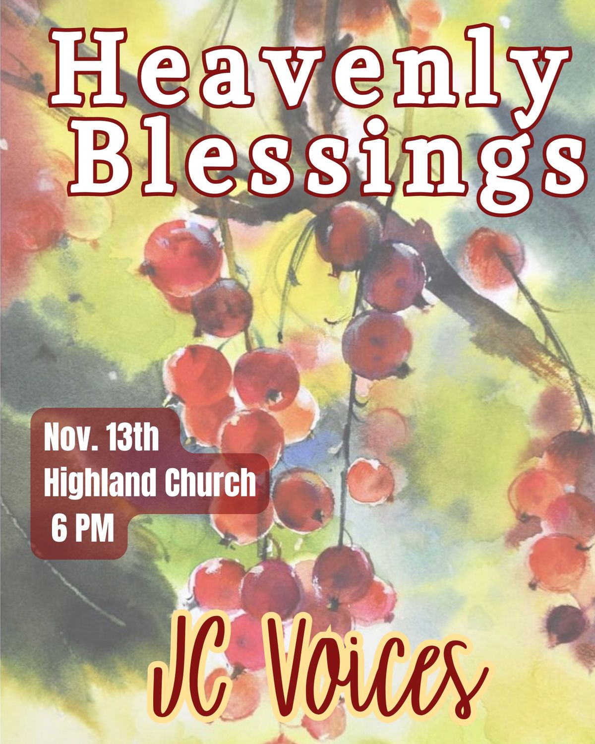 JC VOICES CONCERT