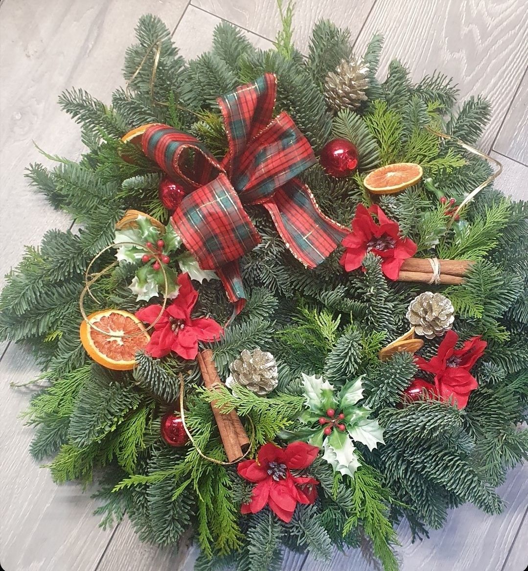  Christmas Wreath Workshop with Designs by Mo