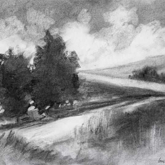 Plein Air Charcoal - July