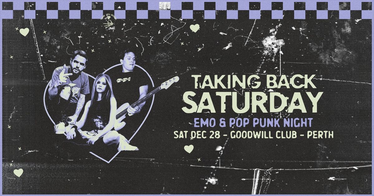 Taking Back Saturday: Emo & Pop Punk Night - Perth