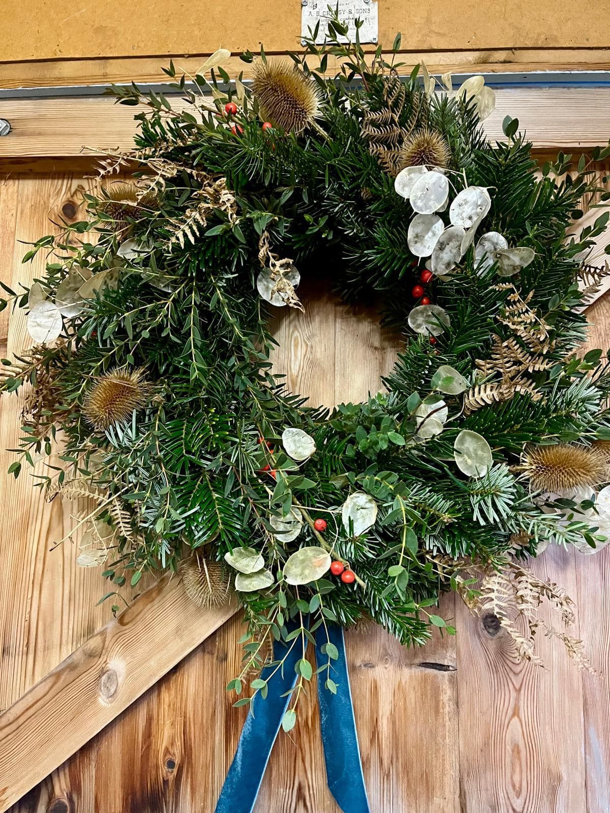 Rosie Lea Cafe wreath making workshop 